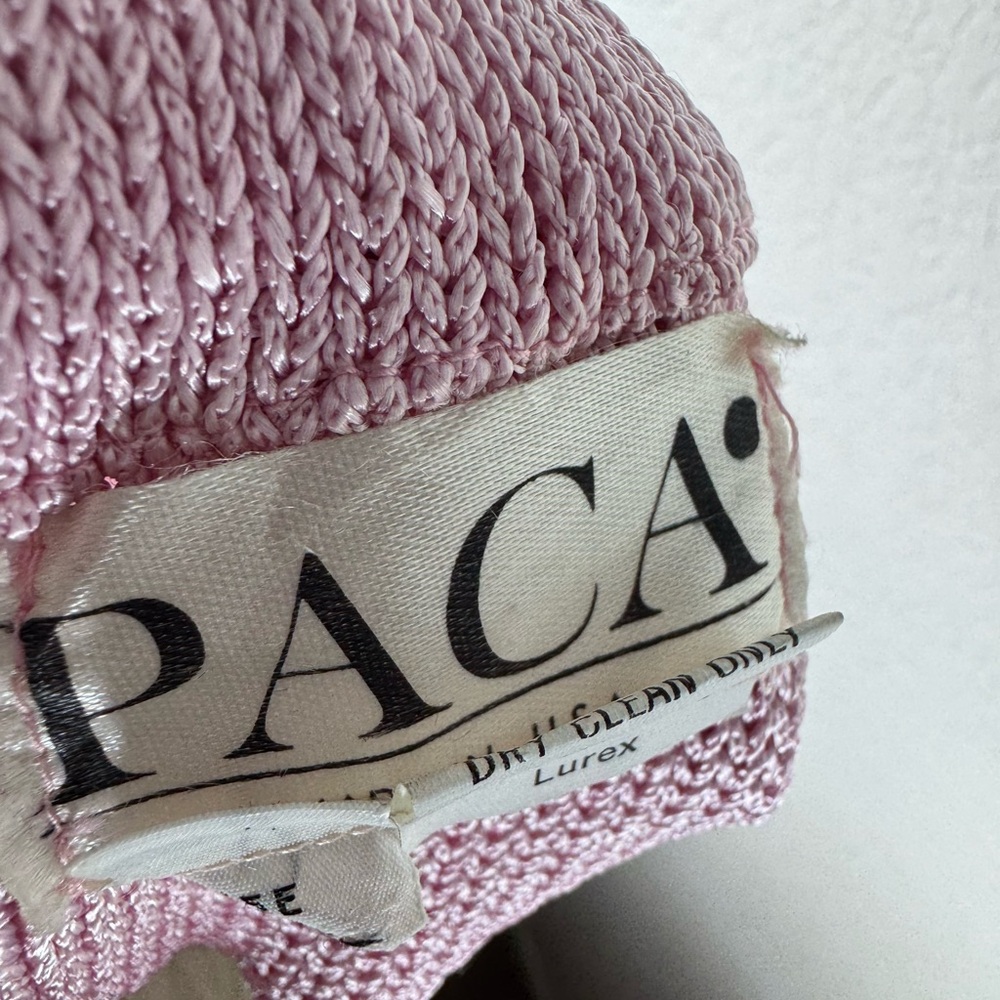 Vintage Soft Pink Maxi Skirt with‎ Braided Accent - Picture 2 of 11